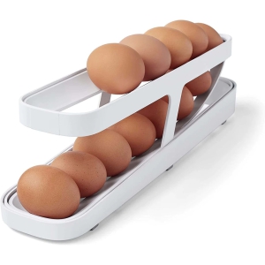 automatically-rolling-egg-holder-container