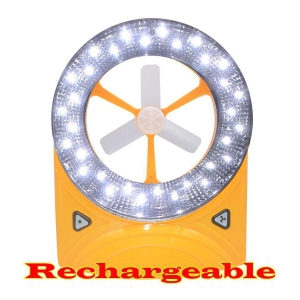 Mini Table Rechargeable Fan with Light