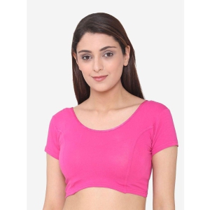 vami-pink-readymade-without-pad-cotton-blend-womens-blouse-pack-of-1-none