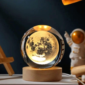 Crystal Ball Lamp-Moon