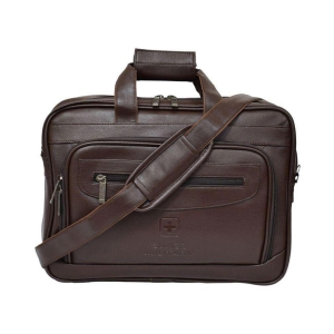 Swiss Miss PLB2 Brown P.U. Office Bag