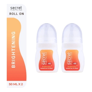 secret temptation Brightening Deodorant Roll-on - For Women (100 ml, Pack of 2)