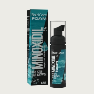 Bold Care Minoxidil 5% Topical Foam for Quick-action Hair Regrowth, For Healthy Hair Regrowth & Hairfall Control - 60ml