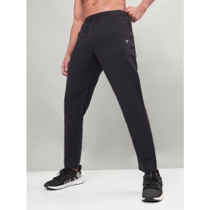 Technosport Black Polyester Mens Sports Trackpants ( Pack of 1 ) - None