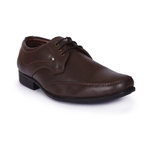 Action - Brown Mens Derby Formal Shoes - None