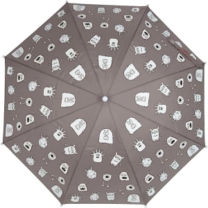 Color Changing Umbrella for Kids Magic Umbrella for Kids (Grey Monster)