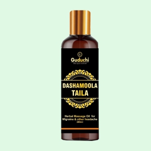 Guduchi Dashamoola body oil helps fight migraine and other headache | For External Use | 200 ML Pack of  3- 25% OFF