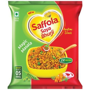 Saffola Soya Bhurji  Magic Masala Anytime Snack Instant Ready In 5 Minutes 35 G