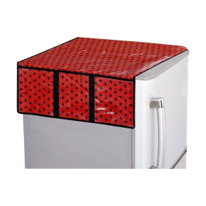  Waterproof Refrigerator Fridge Top Cover with 6 Utility Pockets Star Print