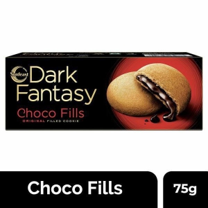 Sunfeast Dark Fantasy Choco Fills Cookies 75 Gms