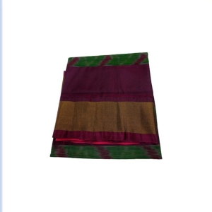 Art Silk Saree with Temple Border