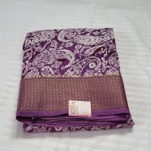 Dola Silk Purple Saree