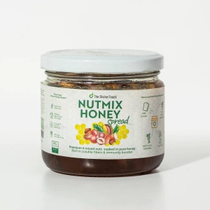 Nut Mix Honey (Made With Premium 5 Nuts & Single Origin Honey) For Immunity Boosting - 350 Grams