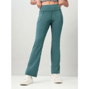 Technosport Green Polyester Womens Gym Trackpants ( Pack of 1 ) - None