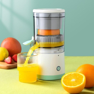 Portable USB Mini Electric Juicer Mixer Extractors Rechargeable Blender Fruit Fresh Juice Lemon Maker Cup Household Machine-Green / USB