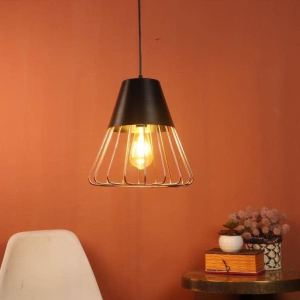 ELIANTE Twinkling Copper Iron Hanging Light by Jainsons Lights - Js-651-1Lp-Copper - Without Bulb