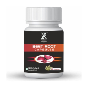 xovak pharmtech Organic Beet Root Capsule 50 gm Pack Of 1