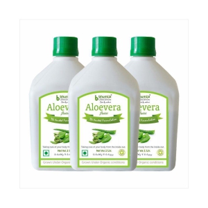 BHUMIJA LIFESCIENCES Aloevera Fiber Rich Juice Health Drink Liquid 3 l Pack of 3