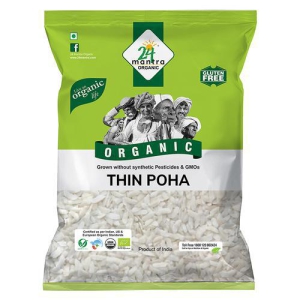 24 mantra Poha Thin White 500g