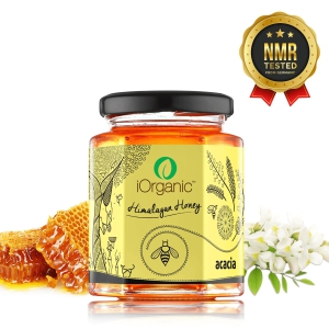 Raw Acacia Honey - Mono-floral, Unfiltered (200 g)-200 g (Glass Jar)