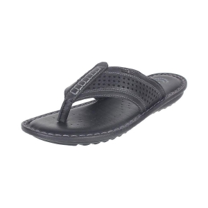 Inblu Black Synthetic Leather Sandals - 8
