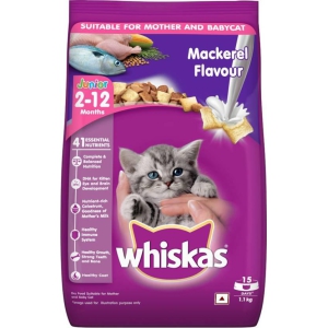 Whiskas Junior Dry Cat Food - Mackerel 1.1 kgs