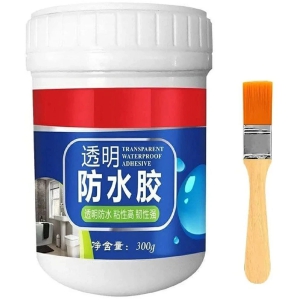 GEEO Invisible Waterproof Glue Waterproof Gel Bathroom Roof Top Concrete Wall Water Repellent Waterproof Paint No Leak 300 GM