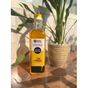 Pure Yellow Mustard Cold Press Oil (Peeli Sarso Oil)-2L