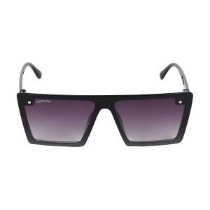 Creature - Black Rectangular Sunglasses ( Pack of 1 ) - Medium