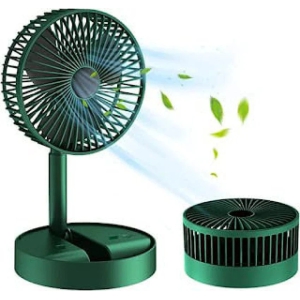 MAGNIQUE Direct Plug, USB Rechargeable 3 Speed Portable Foldable Fan for Outdoor & Home Use, Quiet Airflow Operation Assorted - Assorted