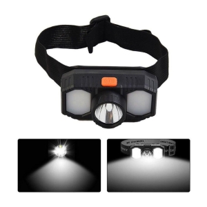 Waterproof LED Headlamp Super Bright Head Touch USB-Rechargeable Fishing Lamp - Assorted