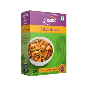 SHASHA SABZI MASALA 100g (FROM THE HOUSE OF PANSARI)