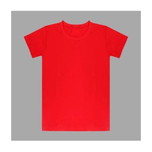 Diaz - Red Cotton Blend Boys T-Shirt ( Pack of 1 ) - None