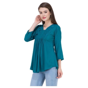 saakaa-blue-rayon-womens-a-line-top-pack-of-1-xs