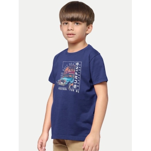 Teen Boys Navy Graphic Print T-Shirt