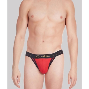 La Intimo - Red LIJO011 Spandex Mens Thongs ( Pack of 1 ) - None