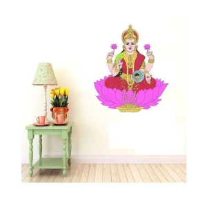 Asmi Collection Goddess Devi Maa Lakshmi Religious & Inspirational Sticker ( 70 x 60 cms )