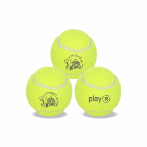 CSK Tennis Ball - Yellow (50 Gms) (Pack of 3)-One size / Yellow / Rubber