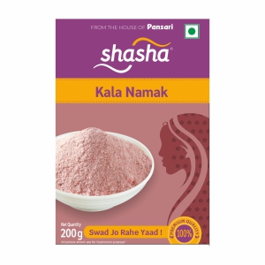 SHASHA KALA NAMAK 200g (FROM THE HOUSE OF PANSARI)