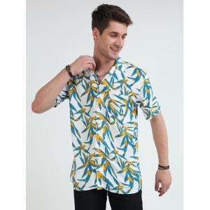 Tropicool Breeze Printed Half Sleeves Cuban Collar Shirt