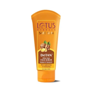 lotus-herbal-safe-sun-detan-after-sun-face-scrub-walnut-turmeric-100g