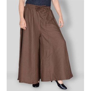 Sttoffa - Brown Rayon Flared Womens Palazzos ( Pack of 1 ) - 50