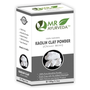 MR Ayurveda Kaolin Clay Powder for Skin Whitening Face Pack Masks 100 gm