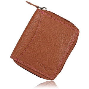 Tough Tan Pure Leather Card Holder Wallet - Tan