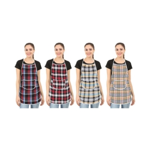 E-Retailer Set of 4 Cotton Apron