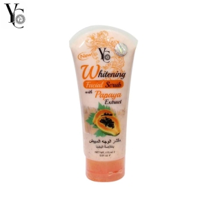 YC Whitening Facial Scrub With Papaya Extract 175ml-Pack of 2