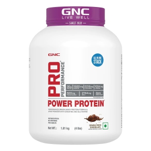 GNC Pro Performance Power Protein 4 lbs Double Rich Chocolate