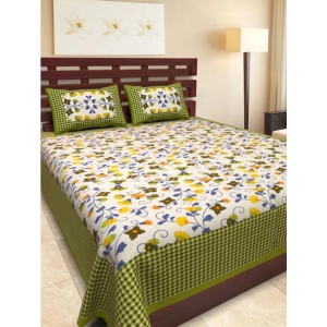 UniqChoice Double Cotton Floral Bed Sheet