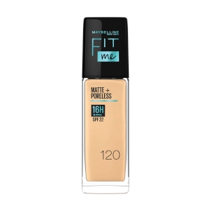 Maybelline New York Fit Me Matte+Poreless Liquid Foundation 16H Oil Control - 120 Classic Ivory-30ml