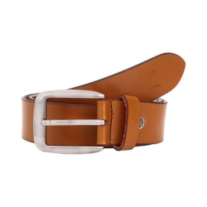 Creature Tan Leather Party Belt - None